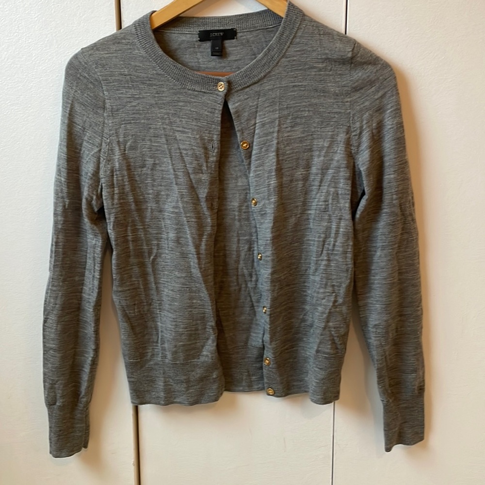 J.Crew Cardigan grey Xs